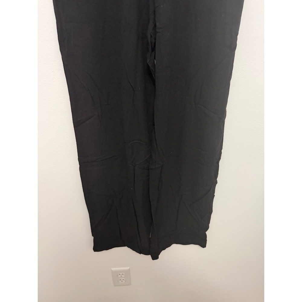 White Fox Live It Up Linen Pants – Black – Size Small - Picture 4 of 6